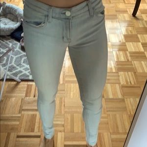 J Brand light colored skinny jeans sz 25